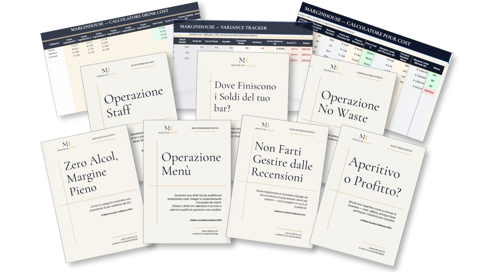 Anteprima del Sistema MarginHouse — guide, calcolatori e checklist inclusi nei tre Percorsi